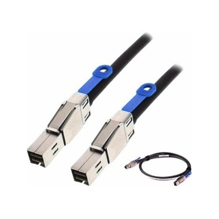 Add-On Addon 1.00M (3.28Ft) Sff-8644 Male To Sff-8644 Male Black Mini-Sas ADD-SFF8644-8644-1M